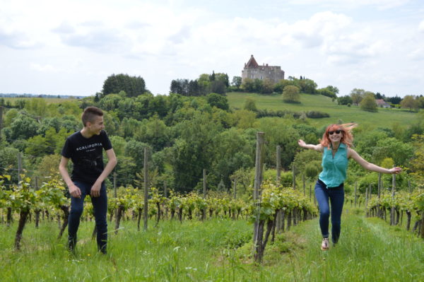 Au milieu des vignes © OT Val de Sioule