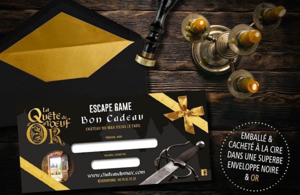 Faites un cadeau original avec l’Escape Game du Château du Max !