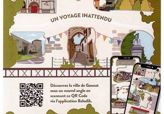 On a testé l’appli Baludik à Gannat !