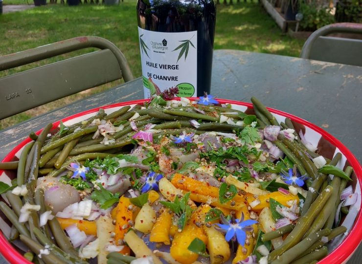 Salade fraîcheur à l’huile de chanvre