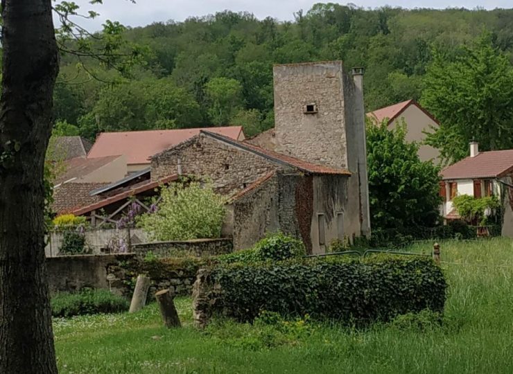 vue arrière du pigeonnier