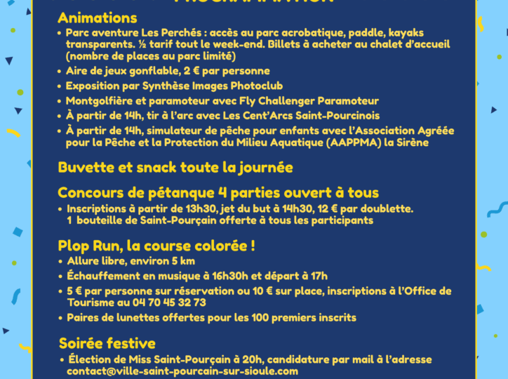 La Sioule en fête_Saint-Pourçain-sur-Sioule