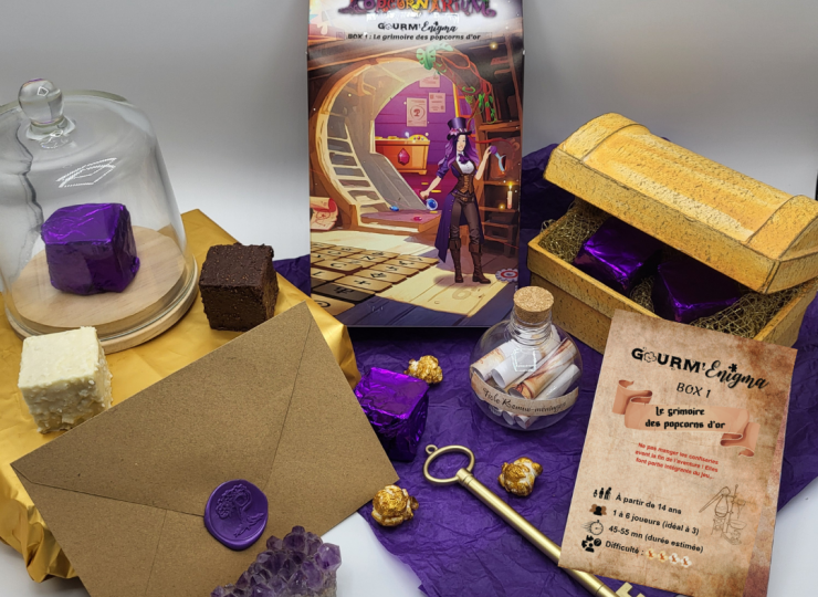 Boîte de jeu gourmande GOURM’Enigma