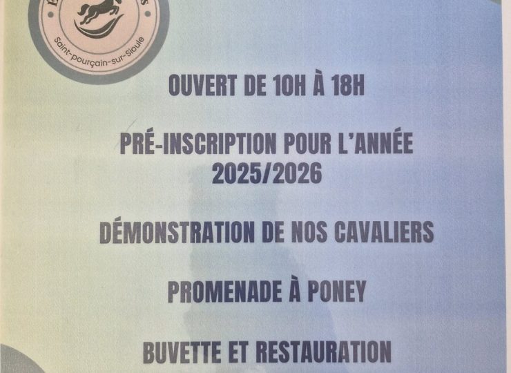 Fête du club – Portes ouvertes_Saint-Pourçain-sur-Sioule