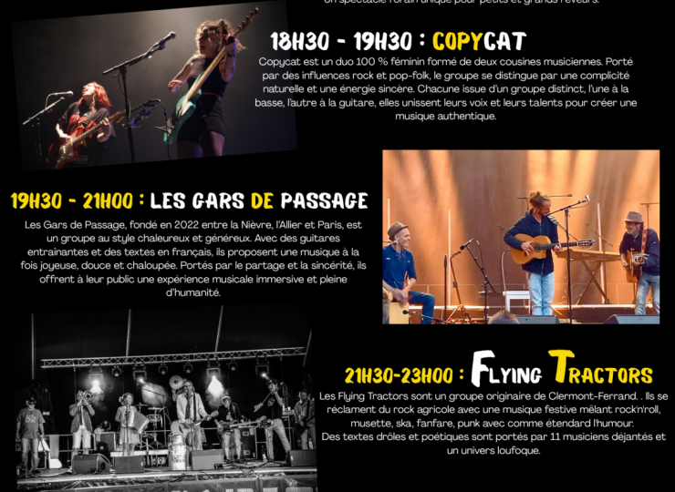 Programme des groupes